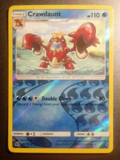 Crawdaunt Reverse Holo 25