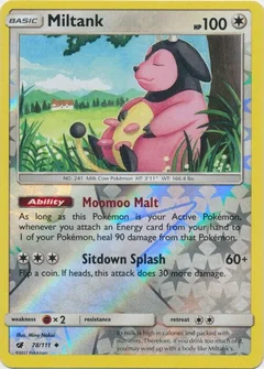 Miltank Reverse Holo 78