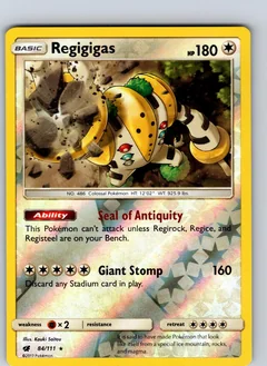 Regigigas Reverse Holo 84