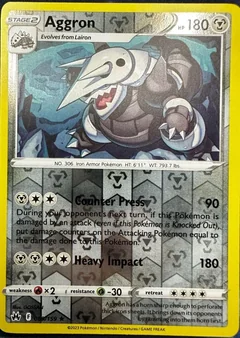 Aggron Reverse Holo 89