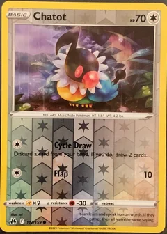 Chatot Reverse Holo 112