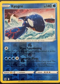 Kyogre Reverse Holo 36