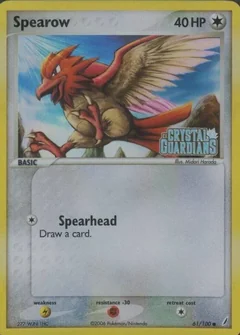 Spearow Stamped Reverse Holo 61