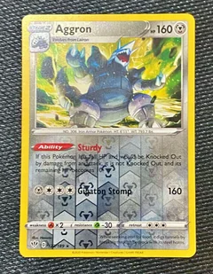Aggron Reverse Holo 123