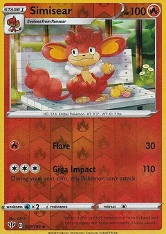 Simisear Reverse Holo 27