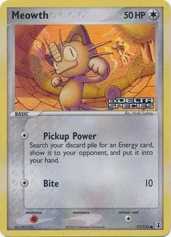 Meowth Reverse Holo 77