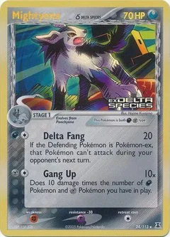 Mightyena Reverse Holo 24