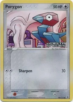 Porygon Reverse Holo 80