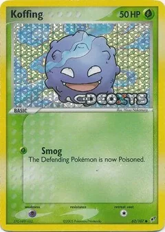 Koffing Reverse Holo 62