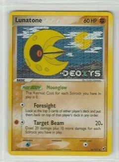 Lunatone Reverse Holo 36