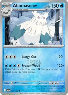 Abomasnow Reverse Holo 60