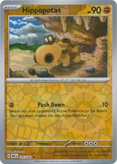 Hippopotas Reverse Holo 105