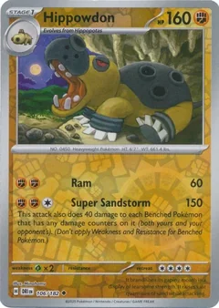 Hippowdon Reverse Holo 106