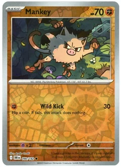 Mankey Reverse Holo 90