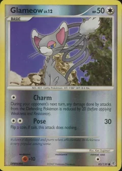 Glameow Reverse Holo 83