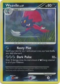 Weavile Reverse Holo 40