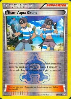 Team Aqua Grunt Reverse Holo 26