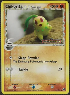 Chikorita Reverse Holo 44