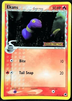 Ekans Reverse Holo 47
