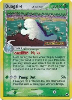 Quagsire Reverse Holo 21