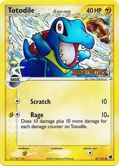 Totodile Reverse Holo 67