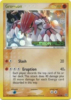 Groudon Reverse Holo 14