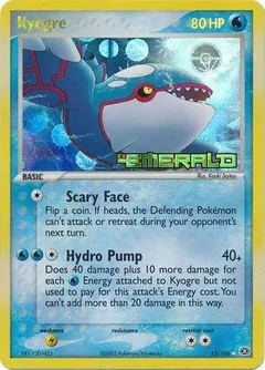 Kyogre Reverse Holo 15