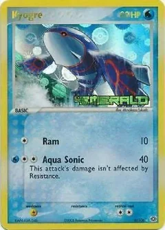 Kyogre Reverse Holo 6