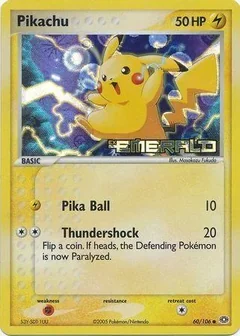 Pikachu Reverse Holo 60