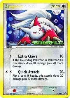Zangoose Reverse Holo 21