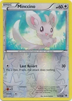 Minccino Reverse Holo 84