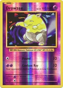 Drowzee Reverse Holo 49