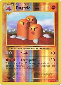 Dugtrio Reverse Holo 56