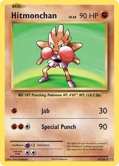Hitmonchan Holo 62