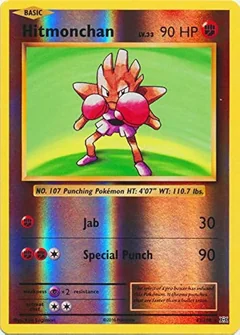 Hitmonchan Reverse Holo 62