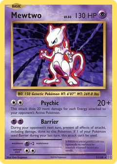 Mewtwo Prerelease 51