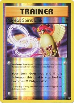 Pidgeot Spirit Link Reverse Holo 81