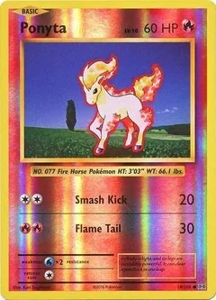 Ponyta Reverse Holo 19