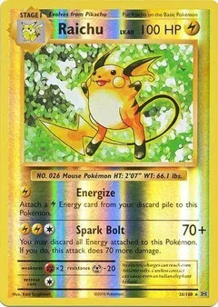 Raichu Reverse Holo 36