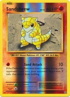 Sandshrew Reverse Holo 54