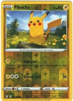 Pikachu Reverse Holo 49