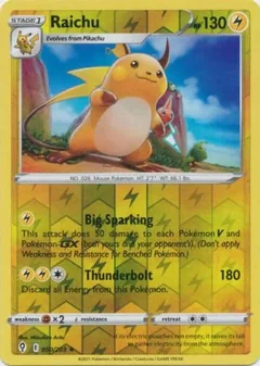 Raichu Reverse Holo 50