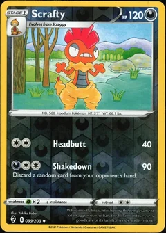 Scrafty Reverse Holo 99