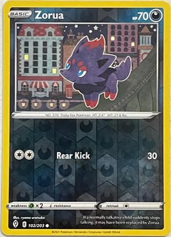 Zorua Reverse Holo 102
