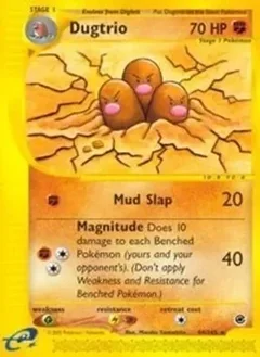 Dugtrio Reverse Holo 44