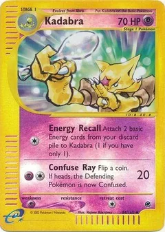 Kadabra Reverse Holo 84