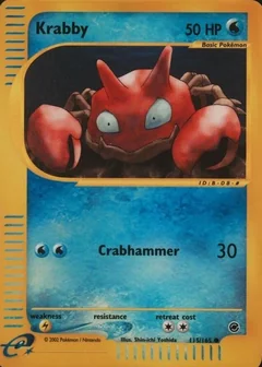 Krabby Reverse Holo 115