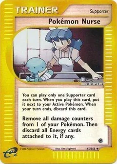 Pokemon Nurse Reverse Holo 145