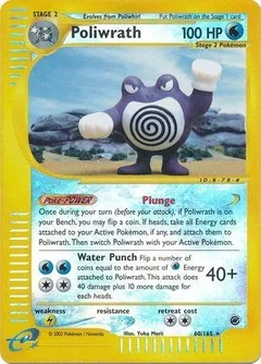 Poliwrath Reverse Holo 60