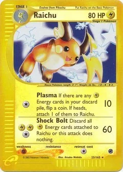Raichu Reverse Holo 25